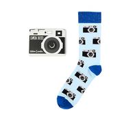 Urban Eccentric Calzini unisex per fotocamera, idea regalo, 1 paio, calzini in cotone di alta qualità, idea regalo, Multicolore, 6-11