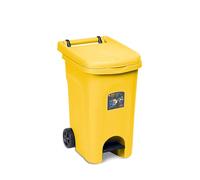 Stefanplast Bidone Urban Eco System Lt.60 Con Pedale Giallo - giallo 8003507258044