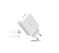Urban Factory - Caricabatterie da parete, 12 W, USB, USB, USB, A, colore: Bianco