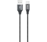 Urban Factory Cavo intrecciato USB USB 2.0 2 m USB A USB C Grigio - Nouvo