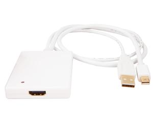 Urban Factory CBB21UF cavo video e adattatore Mini DisplayPort + USB Type-A HDMI Type A (Standard) Bianco - Nouvo