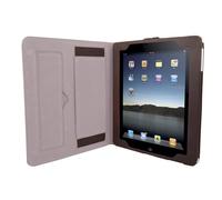 URBAN FACTORY Custodia Cover Nera/Rosa per iPad 2 in Ecopelle