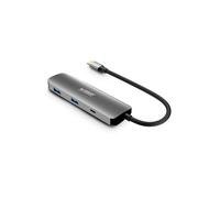 Urban Factory MHC40UF replicatore di porte e docking station per laptop Cablato USB 3.2 Gen 1 (3.1 Gen 1) Type-C Grigio