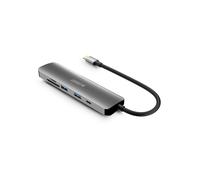 Urban Factory MHC45UF replicatore di porte e docking station per laptop Cablato USB 3.2 Gen 1 (3.1 Gen 1) Type-C Grigio