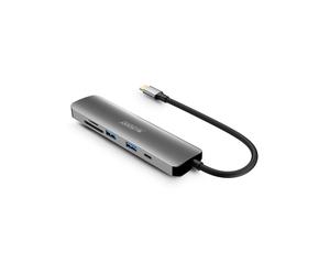 Urban Factory MHC45UF replicatore di porte e docking station per laptop Cablato USB 3.2 Gen 1 (3.1 Gen 1) Type-C Grigio