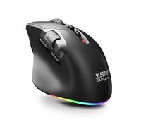 Urban Factory Onlee Pro Plus Mouse Bluetooth 5.2 e 2.4GHz - 3200 DPI, doppia ruota Freewheel e Laterale, 10 pulsanti silenziosi, batteria rimovibile ricaricabile USB-C, PC Mac Tablet