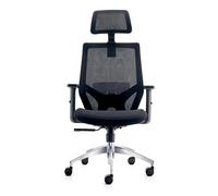 URBAN FACTORY Sedia ergonomica Ergo (Nera) - Nouvo