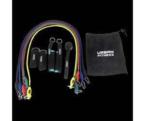 Urban Fitness 11pc Resistance Tube Set