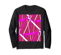 Urban Geometry Viva Magenta Bianco Rosa Maglia a Manica