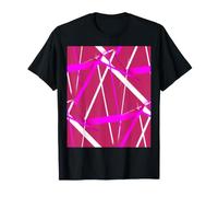 Urban Geometry Viva Magenta Bianco Rosa Maglietta