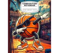 Urban Graffiti Basketball Notebook | Wide Ruled Composition Journal for Kids, Teens, Students, and Sports Fans at School or College