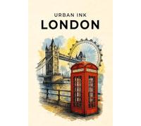 Urban Ink: London - Bullet Journal 6x9" | Creative Metropolitan Style Journal | Travel Diary, Planner, Sketchbook, Journal, Notebook| Original Gift ... Students, Professionals | Numbered pages