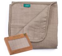 Urban Kanga Copertina Neonato Cotone Mussole 2 Strati Coperta neonato 100 X 70 cm… (Humus)