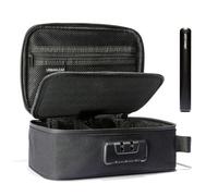 URBAN LEAF Borsa inodore con serratura a combinazione e fodera in carbone attivo | Custodia da viaggio e custodia per accessori in valigetta, Nero , 24 cm x 18 cm x 9 cm, Purist