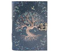 Urban Leather Albero della Vita Diario Vintage per Uomini e Donne per la Scrittura, Libro da Disegno per Artisti, Diario di Viaggio, Album da Raccolta, Diario di Scrittura per Lei e Lui, con Spessore