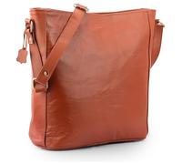 Urban Leather Borse a tracolla extra large da 30,5 cm per donne e ragazze, in vera pelle vintage marrone sottile da donna borsa a tracolla borsa a tracolla,Crossover per lei, Vintage Rustico Marrone