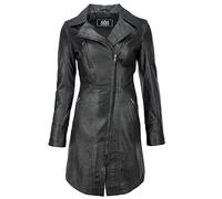 Urban Leather UR-101 Giacca alla Moda Donna, Nero, 4XL