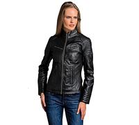 Urban Leather UR-139 Angelina - Giacca da Motociclista, Nero, XL