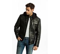 Urban Leather UR-66 G7 Giacca in Pelle, Nero, L