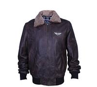 Urban Leather UR-89 Giacca in Pilot da Uomo, Ontorio Marrone, M