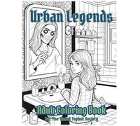 Urban Legend Coloring book for Adults: 25 Pages of well known legends to entertain you for hours