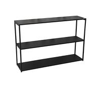 Urban living "MADISON 3 LIVELLI METALLICO NERO 120X30XH80CM