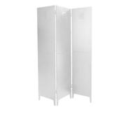 Urban Living PARAVENTO IN METALLO NERO 3 PANNELLI 120XH170CM