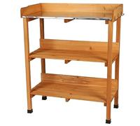 Urban Living Tavolo da Giardino, Legno, Beige, Normal