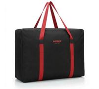 Urban London Borsone da viaggio pieghevole extra large, resistente, impermeabile, per il trasporto del monitor, il trasloco, il carico e lo stoccaggio, Nero-Rosso, 58,4 cm, Borsone da viaggio