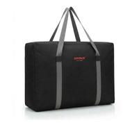 Urban London Borsone da viaggio pieghevole extra large, resistente, impermeabile, per il trasporto del monitor, il trasloco, il carico e lo stoccaggio, Nero e grigio., 58,4 cm, Borsone da viaggio