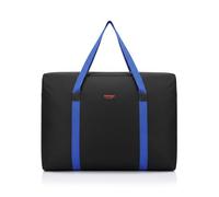Urban London Borsone da viaggio pieghevole extra large, resistente, impermeabile, per il trasporto del monitor, il trasloco, il carico e lo stoccaggio, Nero-blu., 30'', Borsone da viaggio pieghevole