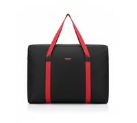 Urban London Borsone da viaggio pieghevole extra large, resistente, impermeabile, per il trasporto del monitor, il trasloco, il carico e lo stoccaggio, Nero-Rosso, 30'', Borsone da viaggio pieghevole