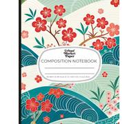 Urban Market Paper: Composition Notebook - Blooming Tides | Cherry Blossom Wave Journal | College Ruled | 200 Pages | 7.5 x 9.25 in | Sakura Ocean ... Journaling, Writing, or Everyday Notes