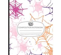 Urban Market Paper: Composition Notebook - Cotton Candy Cobwebs | Pastel Spiderweb Pattern Journal | College Ruled | 200 Pages | 7.5 x 9.25 in | Cute ... Journaling, Writing, or Everyday Notes