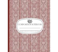 Urban Market Paper: Composition Notebook - Island Deco: College Ruled | 200 Pages | 7.5 x 9.25 in | Tropical Art Deco Aesthetic Notebook for ... Writing or Everyday Use by Urban Market Paper
