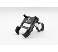 Urban Prime Phone Holder, Porta Cellulare, Supporto Telefono per Bici, Universale, Ruotabile a 360 °, Ampiezza Regolabile 55-100 mm, Alluminio, Nero Unisex Adulto, Unica
