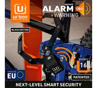 Urban Security Lucchetto Pieghevole Ur476b Alarm&warning Black