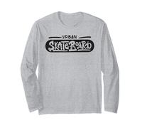 Urban Skateboard Skating Street Style Crew Maglia a Manica