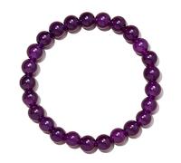 URBAN SPARKS Bracciale con Cristalli per Donna, Bracciale in Occhio di Tigre e Pietra Naturale, Bracciale Protettivo e Spirituale, Idea Regalo per Compleanno per Lei (Amethyst)