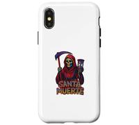 Urban Street Art Santa Muerte Messicano Graffiti Style Design Custodia per iPhone X/XS