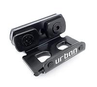 URBAN UR400 Supporto di Trasporto per Bloccadisco UR10, UR14S e 999 | Per Barre Non Removibili | Sistema di Compressione a Sandwich | Acciaio Nero con Silent Block Antivibrazione | Accessorio Moto