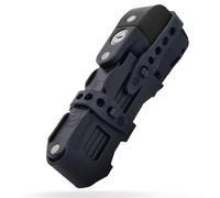 URBAN UR476B Innovativo Lucchetto Bicicletta Senza e Allarme 120dB Hi-Tech, Lucchetto Bicicletta Pieghevole 2in 1 Sicuro, Supporto Più Funzionale e Trasporto Senza Rumore, Antifurto Bici Monopattino