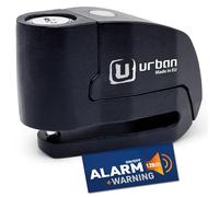 URBAN UR6B Antifurto Moto Blocca Disco con Allarme Intelligente | Più Efficace | Hi-Tech, 120dB, LED, Warning Sensibilit Impermeabile, Batteria Lunga Durata, Lucchetto Sonoro 6mm Universale Bici