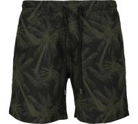 Urbanclassics Calzoncini da Bagno Shorts Fantasia Swim Palma Flamingo Floreale