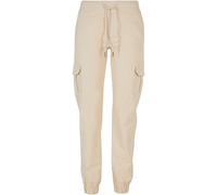 Urbanclassics Cargo Pantaloni Jogging Ladies High Cintola Felpate XS-5XL Cordino
