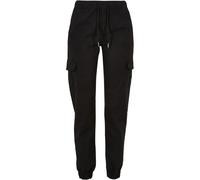 Urbanclassics Cargo Pantaloni Jogging Ladies High Cintola Felpate XS-5XL Cordino