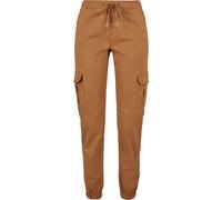 Urbanclassics Cargo Pantaloni Jogging Ladies High Cintola Felpate XS-5XL Cordino