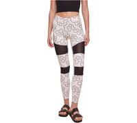 Urbanclassics Ladies Leggings Tech Maglia Aop Darkflower Fiori Jersey Stretch