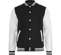 Urbanclassics Oldschool College Giacca Felpa Uomo Giacca di Pelle Oversize S-5XL