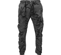 Urbanclassics Pantaloni Tuta Felpati Mimetici Cargo Jogging Elasticizzato